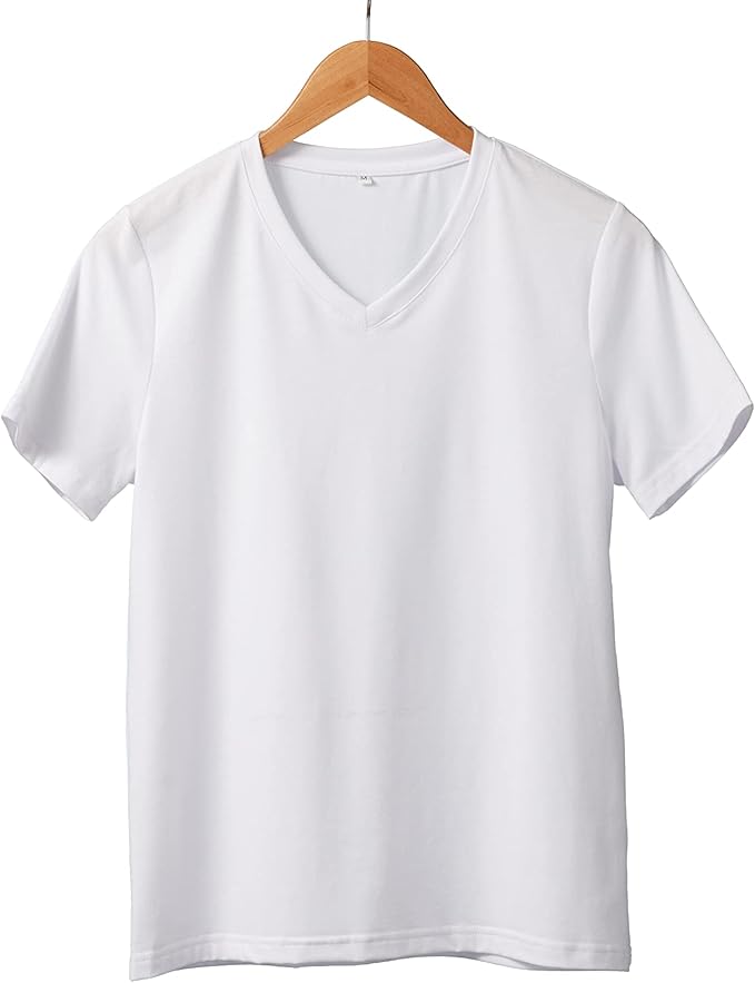 Cricut T-Shirt Personnalisable pour Femme, Col en V T-Shirt Personnalisable pour Femme, col en V Femme (Lot de 1)