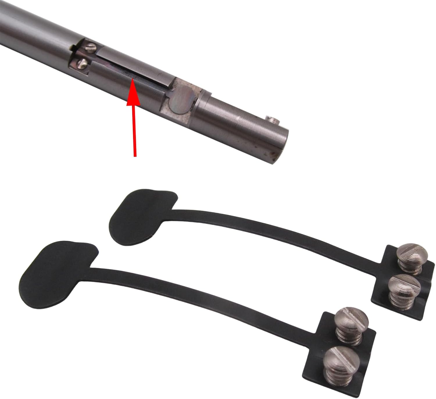 CKPSMS Brand - 2SET Needle Bar Thread Tension Spring #8656 & Fixing Screws #SS133D Compatible with/Replacement for Singer Brand 29K Class Leather Shoe Sewing Machines