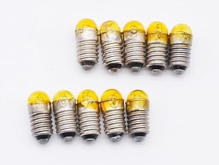 MTS-Line LGB Spare Part - Bombilla de rosca (10 unidades, 19 V, E5.5), color amarillo