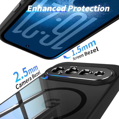 Image of Magnetic Case with Clear Back for Google Pixel 11, Fit for MagSafe