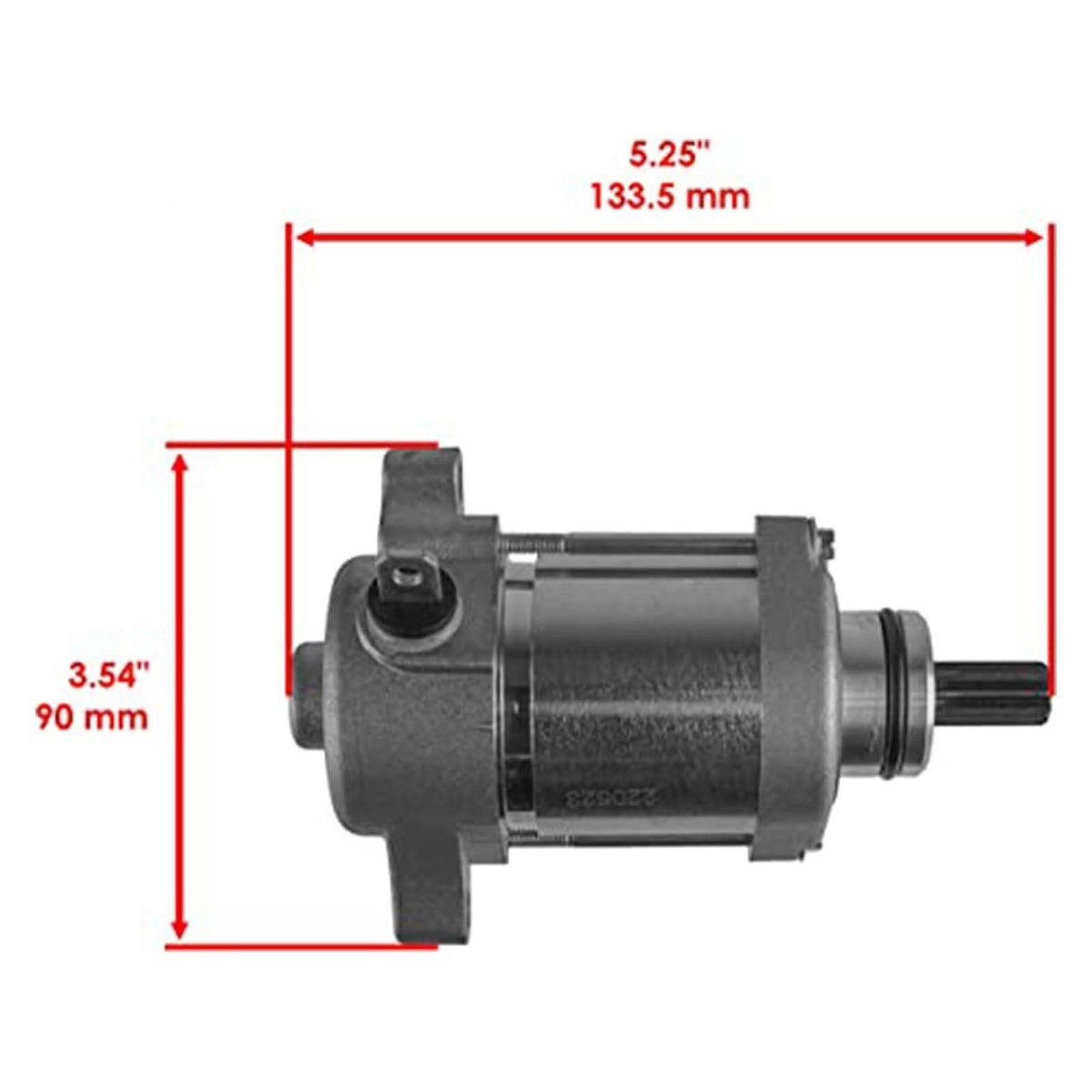 Motor di Avviamento Ricambio AP9150090 Accessorio Premium Prestazione Avanzata Montaggio Facile Componente Solido Adatto a Officine Meccaniche