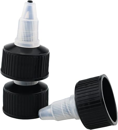 Miniatura 4 de 8 tapas superiores de giro natural, tapas dispensadoras de tapas de botella, tapas de repuesto para botellas exprimibles, botellas de pintura