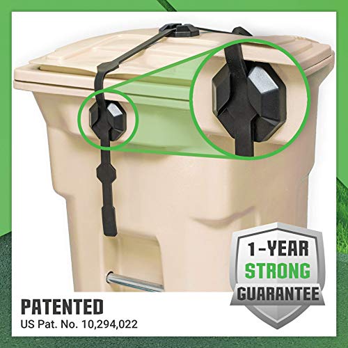 Strong Strap Universal Garbage Can Lid Lock Utility Strap Trash Can
