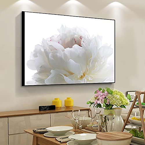 Peintures sur toile de fleurs romantiques grand format 80x110cm