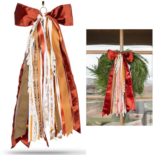 Wreath Ribbon Set - Decorative Bow & Assorted...