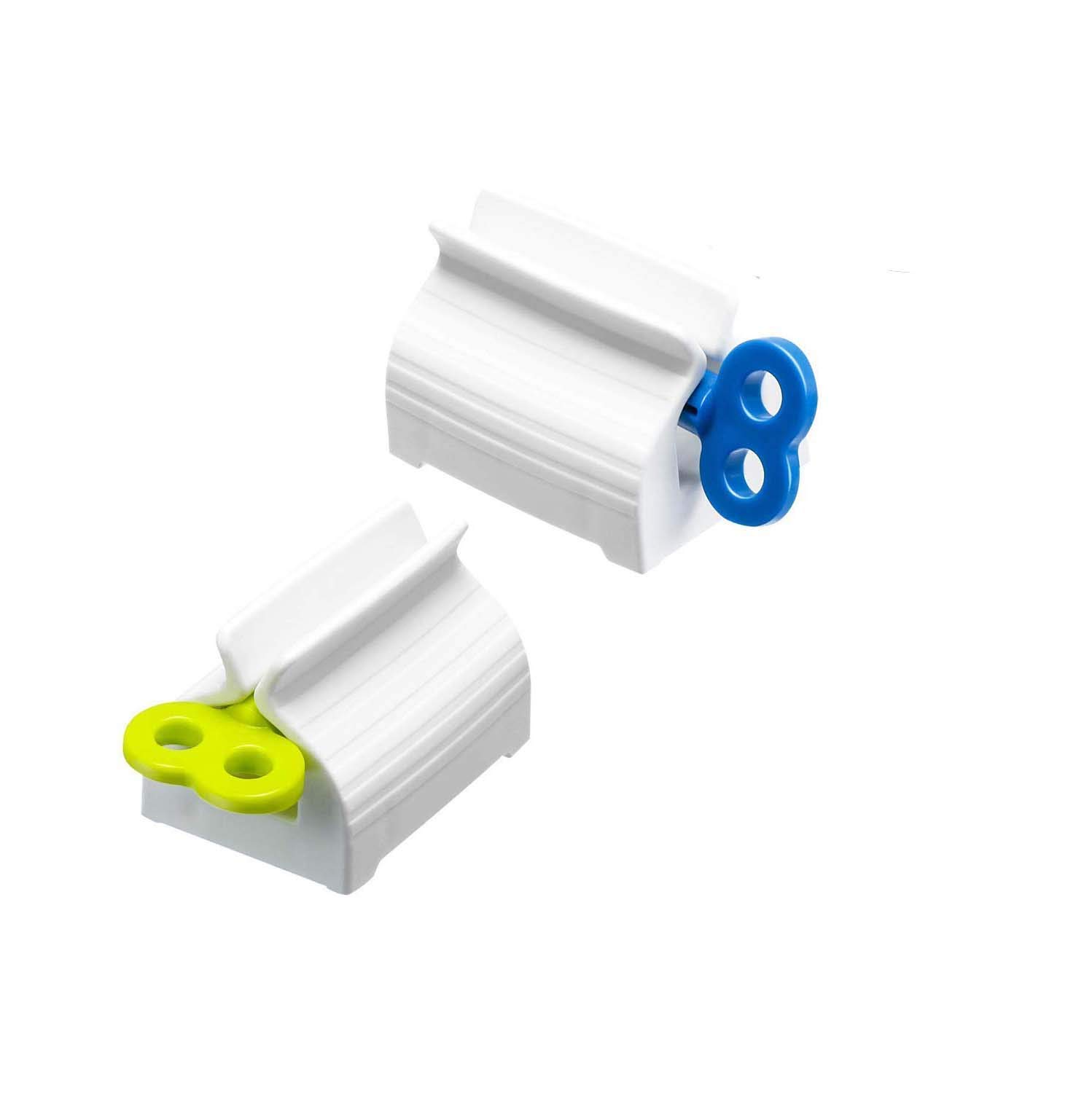 NOBILEA Rolling Tube Toothpaste Squeezer Toothpaste Seat Holder Stand Rotate Toothpaste Dispenser for Bathroom(2 PCS) 3