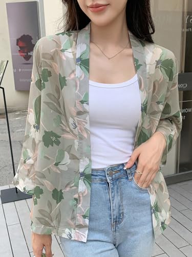 Image of TOPLOT Women's Shrug | Stylish Layering Top | Floral Design Shrug | Easy Wear Structure | Trendy Look Styling | Versatile Casual & Everyday Fashion| Available in Pack of 2 (5148)