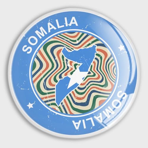 Aimants en verre Somalie lot de 4 pour frigo et tableau de bureau stylé - 2