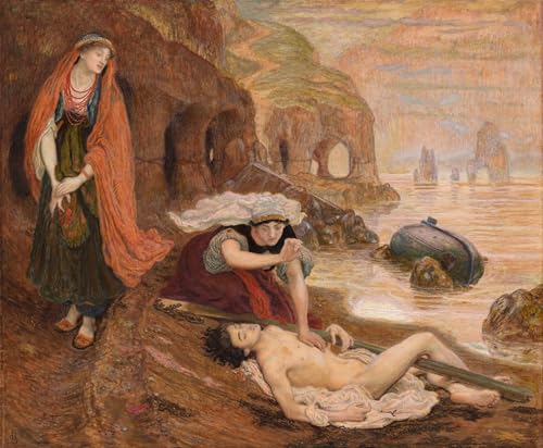 Tableau graffiti Don Juan Madox Brown pour salon moderne 60x90