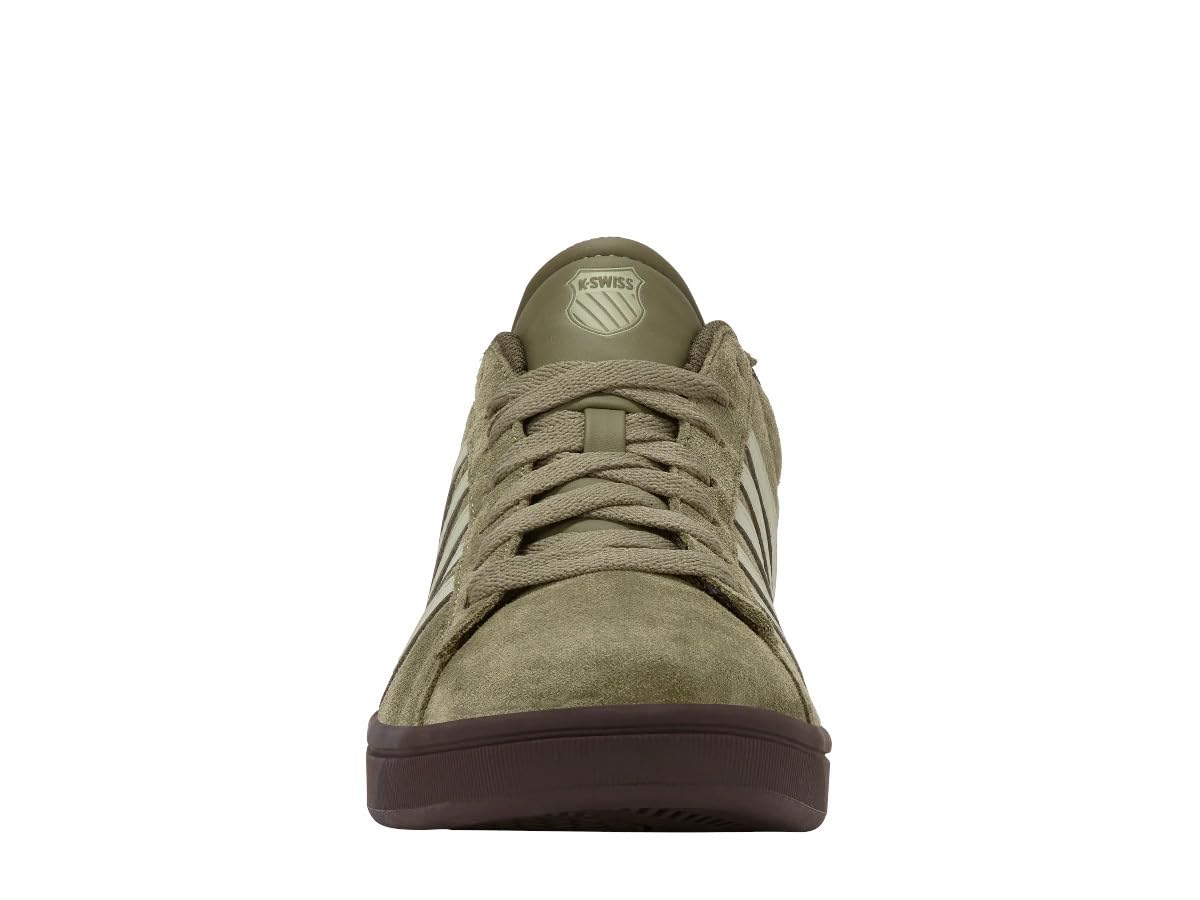 K-Swiss - K-Swiss Herrenschuhe Sneakers 09492-367-M COURT TIEBRK II SDE Grün - 09492-367-M - 41,5