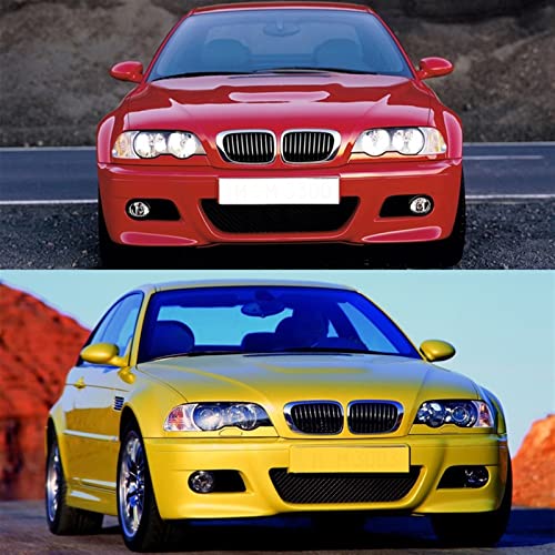 Barre calandre couverture carbone pour phare antibrouillard BMW E46 - 5