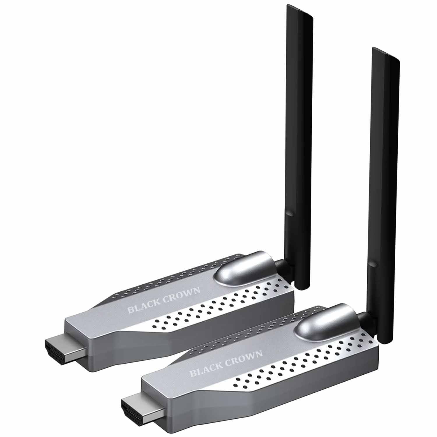 BLACK CROWN HDMI Wireless Extenders KIT (Transmitter & Receiver) Plug & Play Support 1080P@60Hz (G-147 HDMI Wireless Extender (100M))-image-4