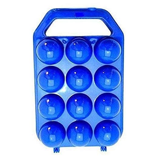 ILT RETAIL - Plastic Egg Holder Carrier Storage Box for 12 Eggs Egg Tray for 12 Eggs Egg Storage Box