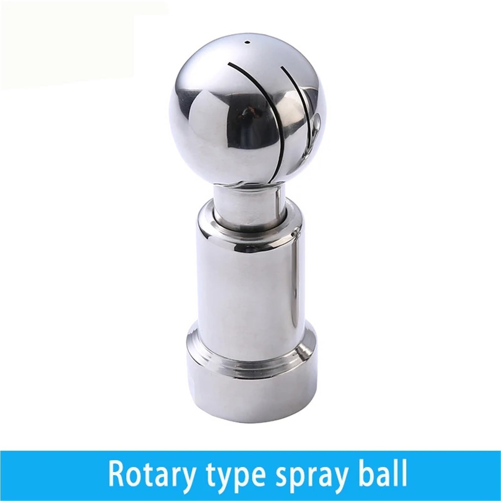 0,6 cm 3/8'' 1/2'' 3/4'' 1''gwint wewnętrzny 304 kulka do czyszczenia zbiornika ze stali nierdzewnej stała obrotowa złączka kulowa natryskowa (typ obrotowy, 1 cm)