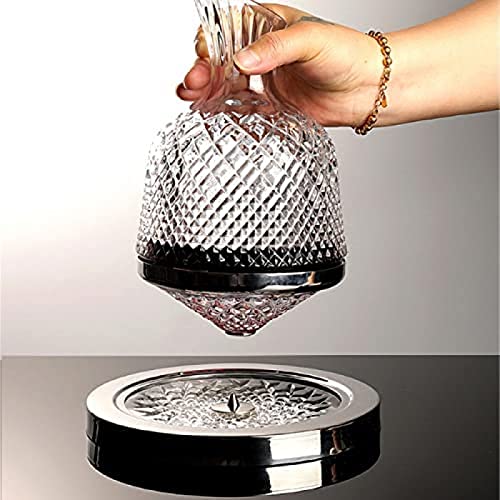 Jarra decantadora de vino, aireador de vino tinto y respirador, recipiente de vidrio transparente sin plomo para los amantes del vino