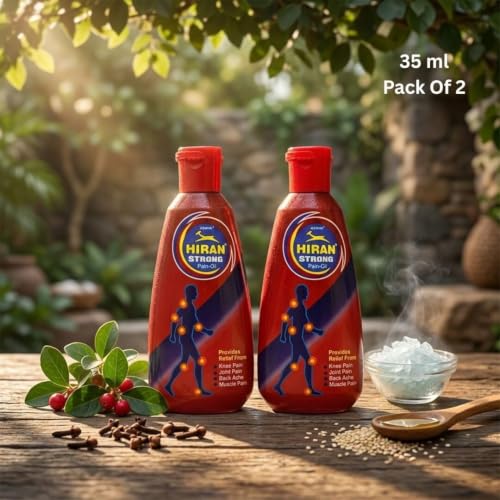 Image of Aswini Strong Pain Relief Oil 70ml (Pack of 2), Back & Joint Pain ayurvedic tel, Long Lasting Relief, kamar dard tel, Joint pain Relief Oil for Daily Use