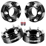 Richeer 1.5 inch 6x135 Hubcentric Wheel Spacers for 2015-2025 F150, 6 Lug 6x135 Forged Wheel Spacer with M14x1.5 Studs and 87.1mm Hub Bore for 2015-2024 Expedition, 2015-2025 Navigator