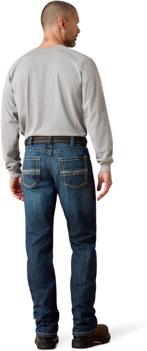 ARIAT Men's Flame Resistant M5 Stretch DuraLight Coltrane Straight Leg Jean - Image 2