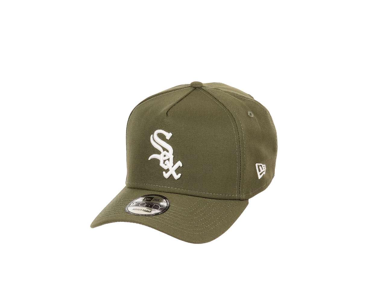 New Era Chicago White Sox MLB New Olive 9Forty A-Frame Snapback Cap