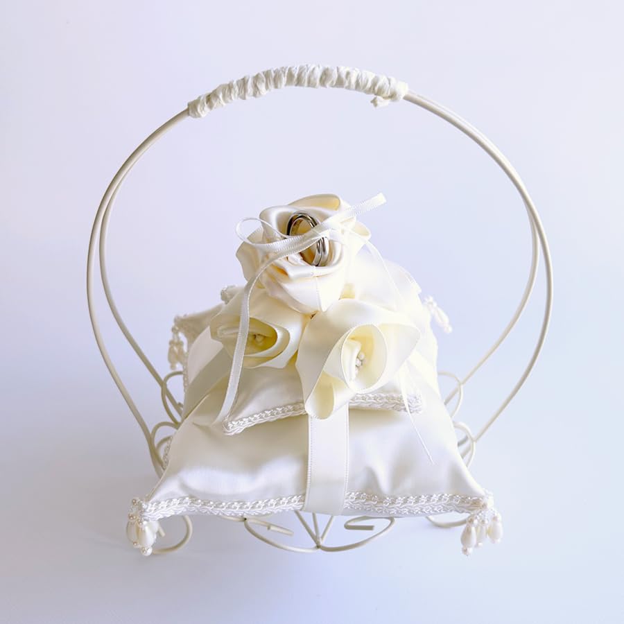 Amazon.co.jp: サーバーバスケットLサイズ付き ローズベールのリング  