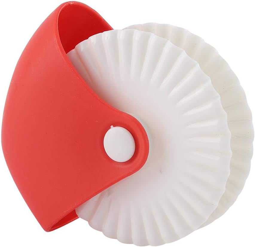 TOPINCN Dough Cutter, Pasta Maker Manual Noodle Lattice Cutter Roller