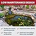 The Pond Guy AllClear G2 Bio Pressure Filter & Ultraviolet Light Clarifier with Backflush System, Pressurized External UVC Biological & Mechanical Filtration, Koi Fish Water Garden, All Clear 4500
