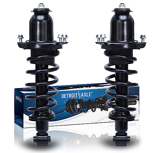 Image of Detroit Axle - 2pc Rear Struts for 2005-2010 Scion tC, 2 Struts with Coil Spring Assembly 2006 2007 2008 2009 Replacement Suspension Quick Install Ready Strut Shocks Assembly