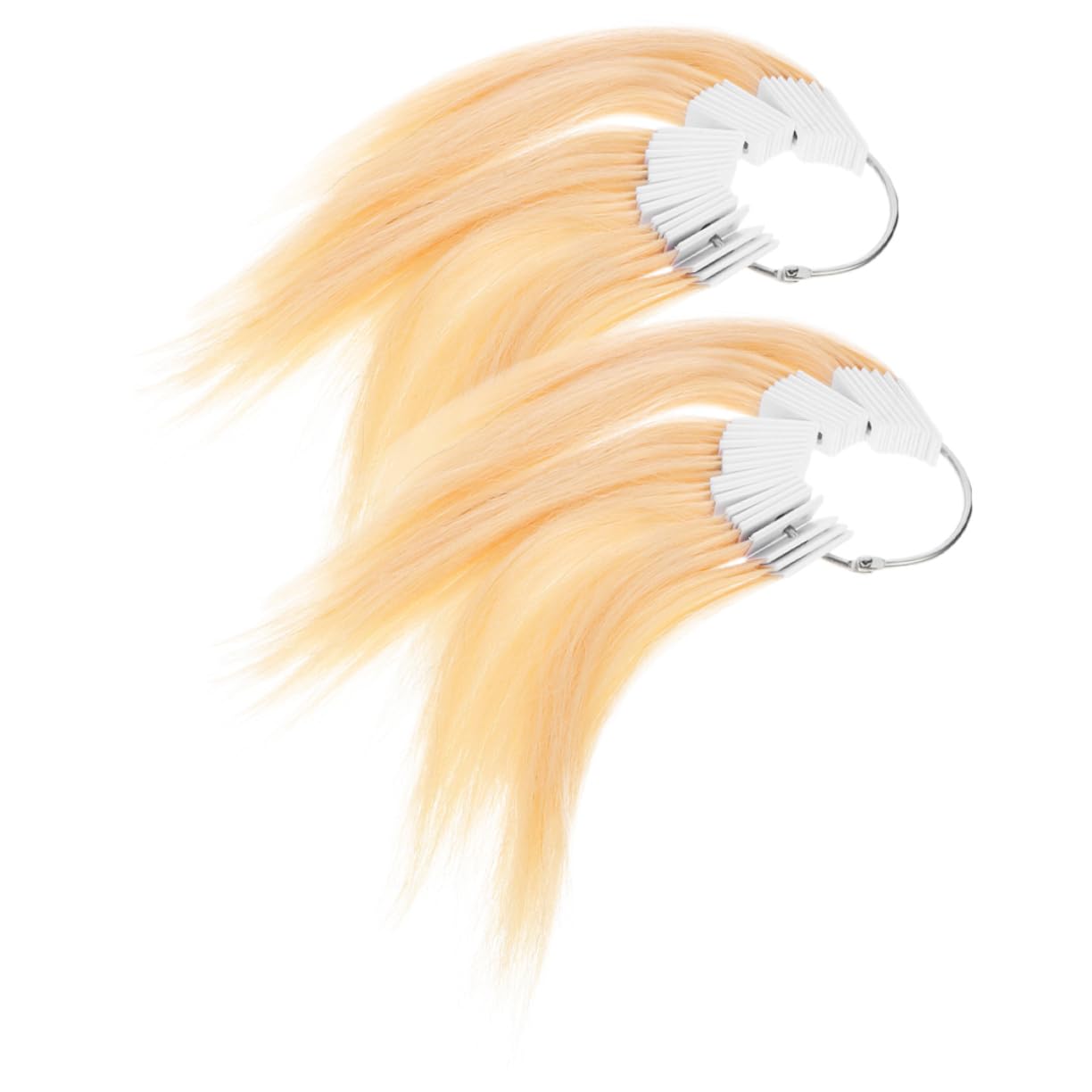 Nuancier de Test Couleur Cheveux en Vrais Cheveux, 2 Sets 30 Mèches