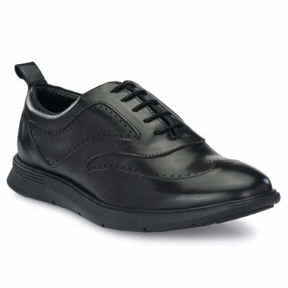 Legwork Mens Leather Classico Shoes for Men and Boys (9_Black) (B0C65R488D) Amazon Price History, Amazon Price Tracker