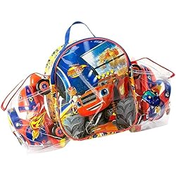 Patines Blaze Blaze & Monster Machine and The Monster Machines Mochila, Roller, Casco Y Protecciones Blaze (Saica 2139)