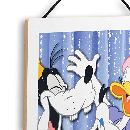 Open Road Brands 90219283 Disney Photo Booth Mickey Mouse And Friends Hanging Wood Wall Decor thumb #3