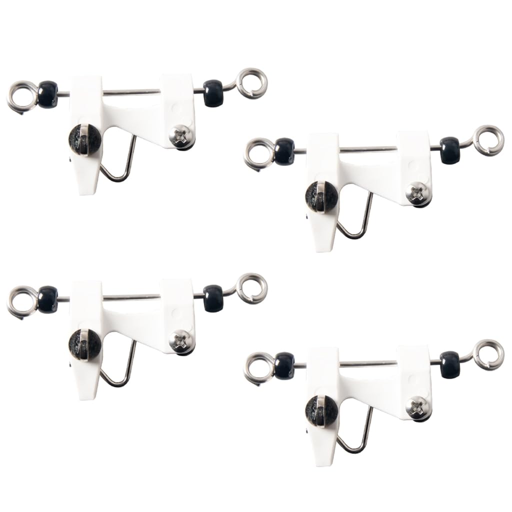 NLAIOUSL 4Pcs Downrigger Release Clip Adjustable Tension for Outriggers Downriggers Adjustable Heavy Tension Release Clip