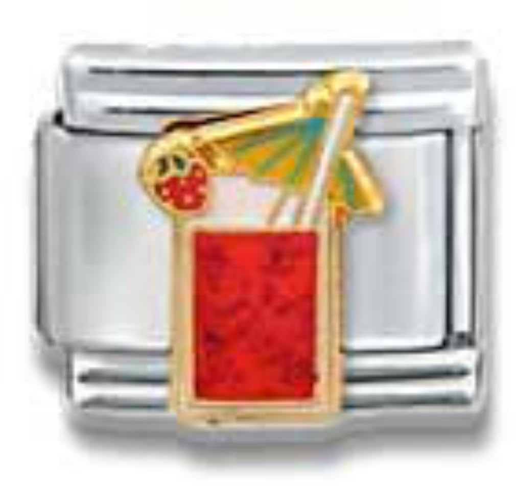 Strawberry Daiquiri Lively Libation Drink Food Theme Charm