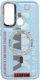 جراب خلفي بلاستيك لموبايل شاومي ريدمي نوت 8، ازرق فاتح 37322524