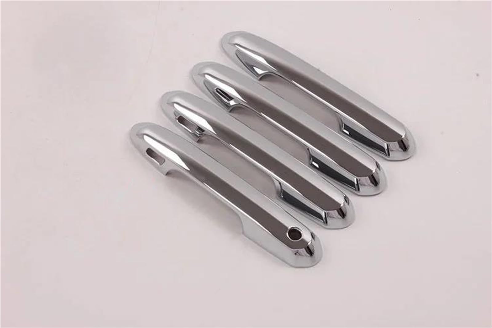 ZAPORA Covers Sticker Carbon Fiber Car Door Handle Bowl Cover Decor Sticker Styling Accessories for Highlander for Kluger 2020 2021 2022(Silver 2 sensors)