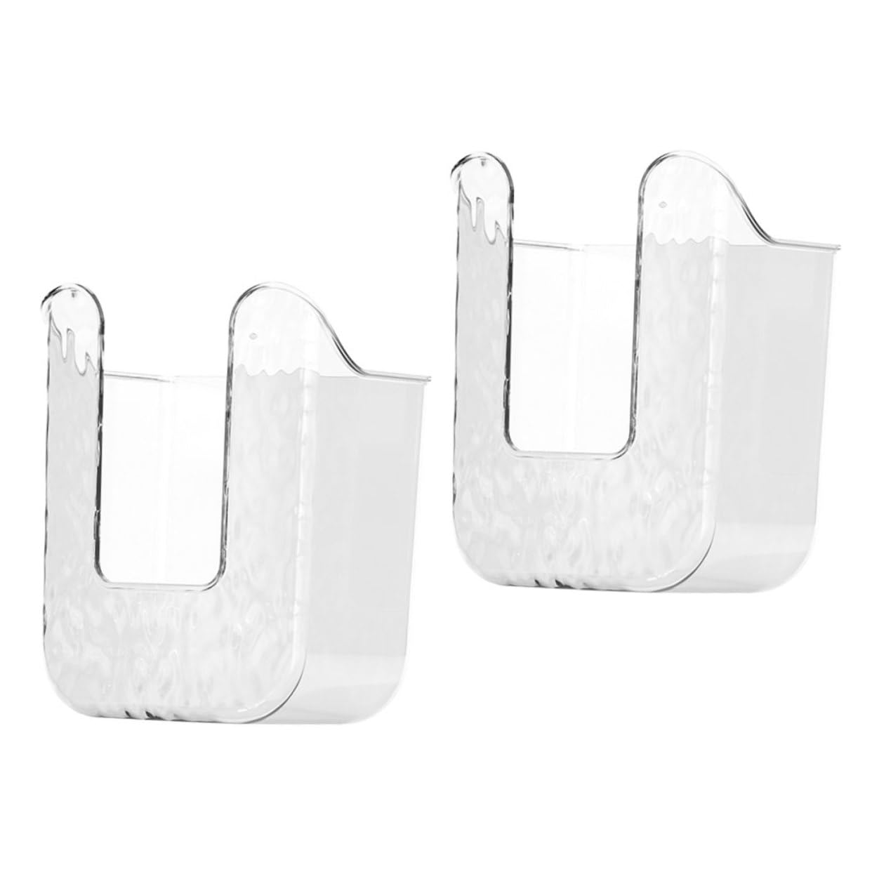 PRETYZOOM 6stücke Teiliges Wandmontiertes Feuchttuch-Dispenser Praktische Aufbewahrungsbox Für Badezimmer Küche Und Einfache Installation Bohren Transparentes Design
