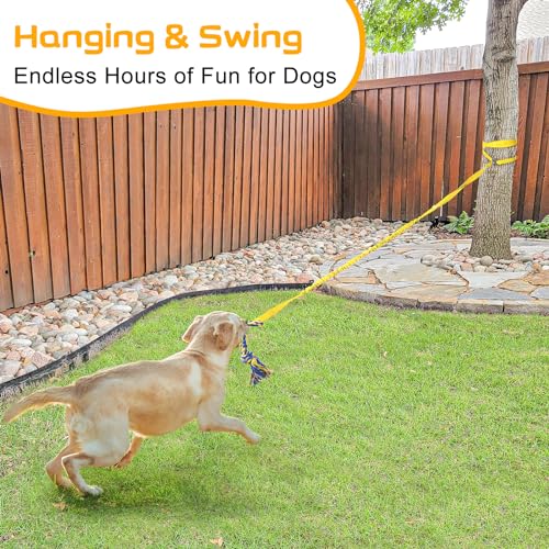 image for XiaZ Tug of War Dog Toy, Interactive Dogs Toy Bungee Hanging Tether wi