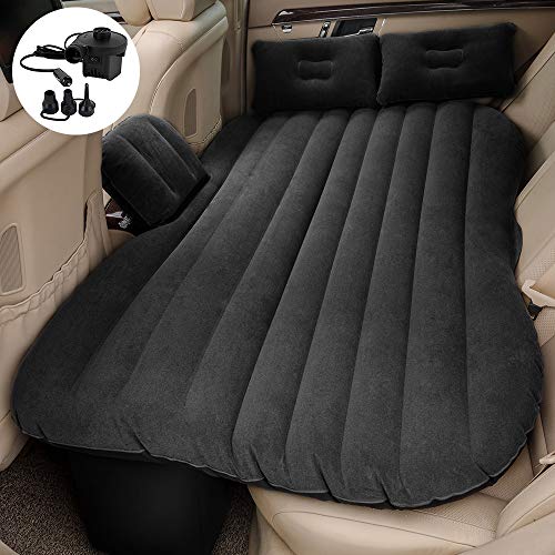 hikotor Car Travel Back Seat Inflatable Air Mattress - 2 Air Pillows,2 Air