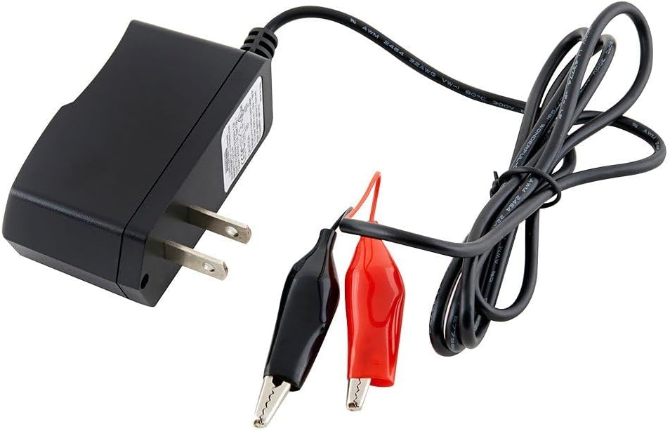 MRS 12V Volt Battery Trickle Charger with Alligator Clips for 50cc 70cc 90cc 110cc 125cc 150cc 250cc 300cc ATV Dirt Bike Go Kart Scooter Moped Motorcycle 12 Volt SMART Charger for Motorsports image 2