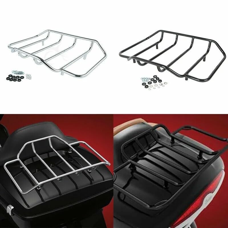 Porte-bagages arrière moto pour Street Glide, résout le manque de place touring - 2