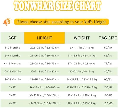 TONWHAR Kids' And Toddlers' Costumes Outfit Animal Onesie Cosplay Costume Baby Romper Jumpsuit — view 3