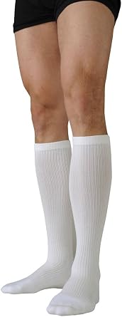 Juzo 4701AD06 I Basic Casual 20-30 mmHg Closed Toe Knee High - White by Juzo