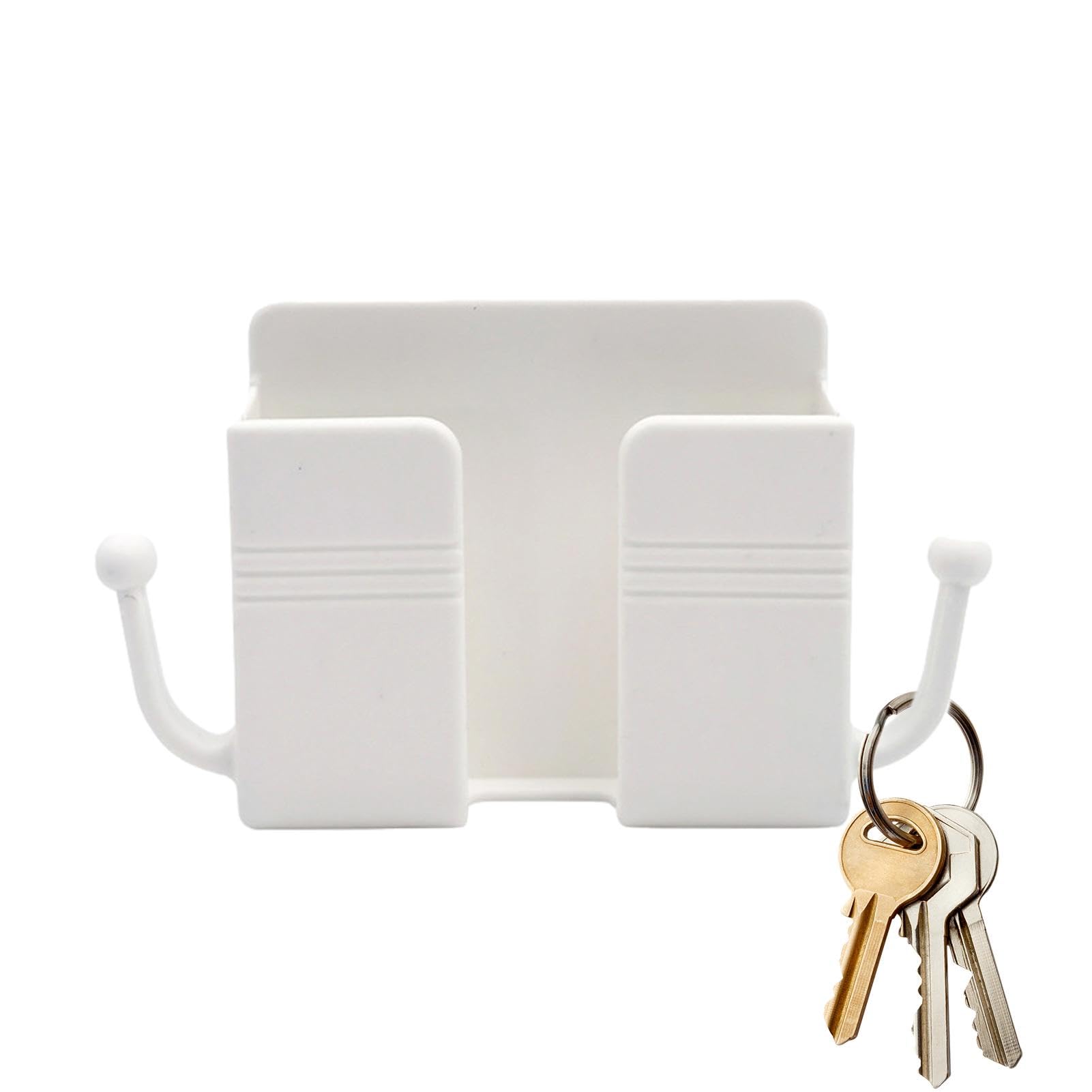 Support Smartphone Murale Autocollant - Range Téléphone & Petit Objet - Adhésif Fort & Sans Perceuse