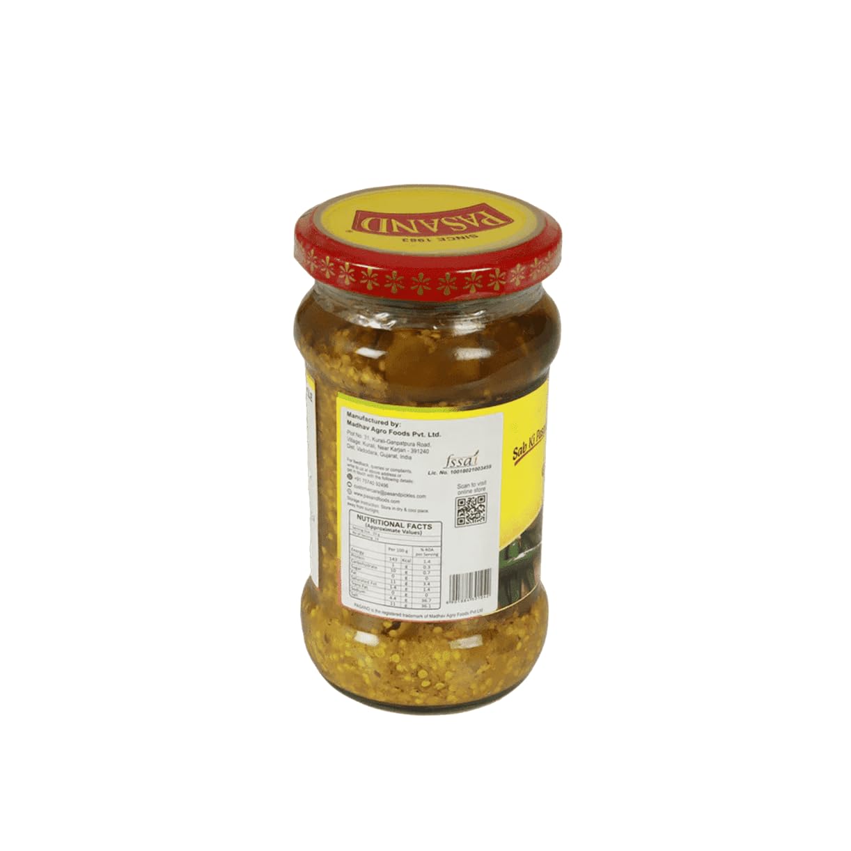 PASAND Green Chilli Pickle 280g | Hari Mirchi Ka Achar | mildly Hot & Spicy Green Chilli Pickle | Traditional Homemade Style Pickle | with mustard 4