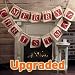Sooez Merry Christmas Jute Burlap Banners, Upgraded Christmas Banner, Rustic Christmas Decoration Christmas Decor for Xmas Party Tree Fireplace Home Holiday, Country Christmas Decor