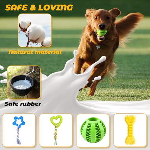 Leipple 20 Pack Luxury Dog Chew Toys for Puppy, Cute Small Dog Toys with Ropes Chew Toys, Interactive Dog Toys and Squeaky Puppy Toys for Small Dogs(B-Style) - Image 6