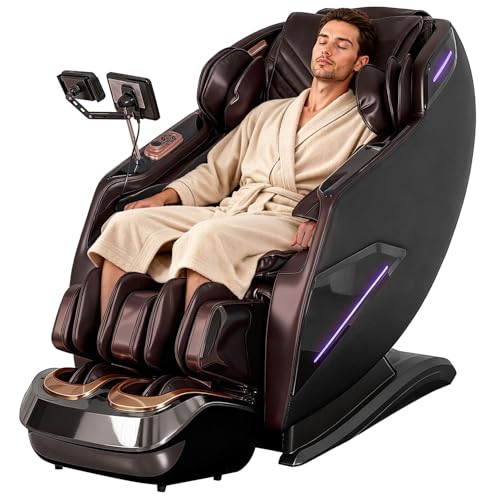 4D Massage Chairs Full Body,Zero Gravity SL-Track Shiatsu Massage...