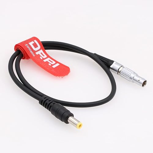 Miniatura 3 de DRRI Barril DC a cable de alimentación macho de 2 pines para Teradek Bond/SmallHD