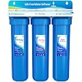 Whole House Salt Free Water Softener, Salt-Free Water Filter System, Prevent Water Scale Buildup, Salt-Free Water Softener Alternative, Without Salt and No Waste Water, Protect Appliances, 1" FNPT