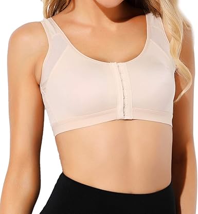 Post surgery front closure sports bra Clearance